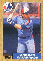 1987 Topps Baseball Cards      272     Andres Galarraga